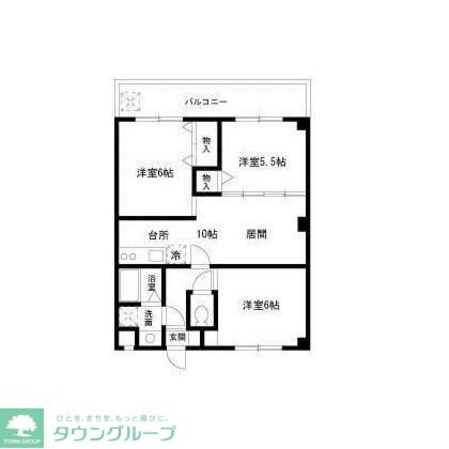 サンレジデンスの物件間取画像